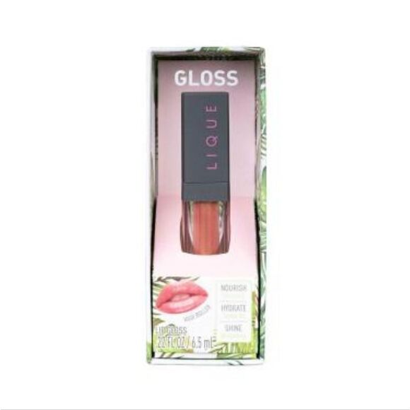 NIB LIQUE Cosmetics Lip Gloss Non-Sticky Vegan Formula - High Roller - Picture 7 of 11